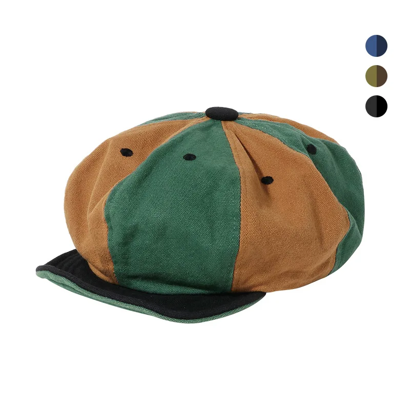 Brand Oohmy Twill Pure Cotton  - đánh giá và giá Newsboy Cap Ivy