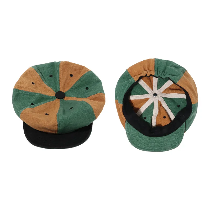 Brand Oohmy Twill Pure Cotton  - đánh giá và giá Newsboy Cap Ivy