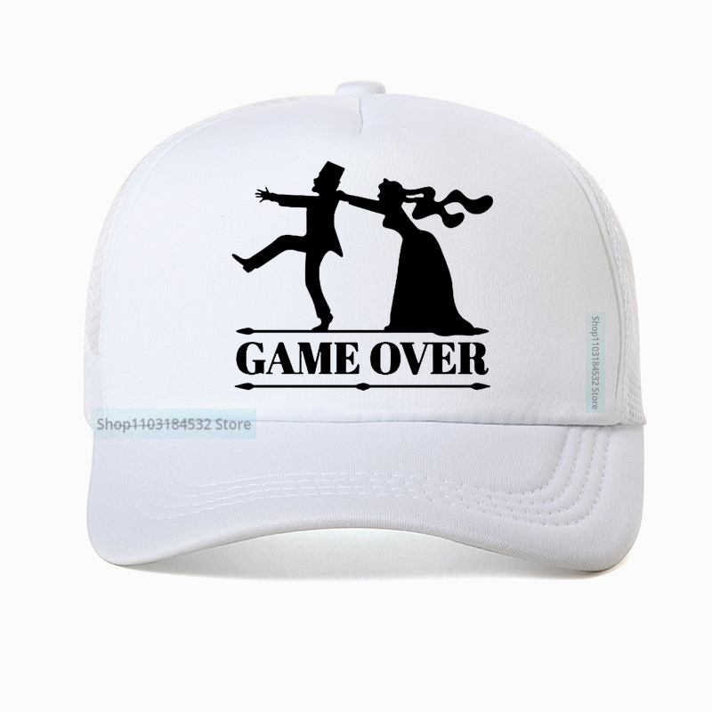Game Over Bride Groom Bachelor - đánh giá và giá Trucker Cap Mesh