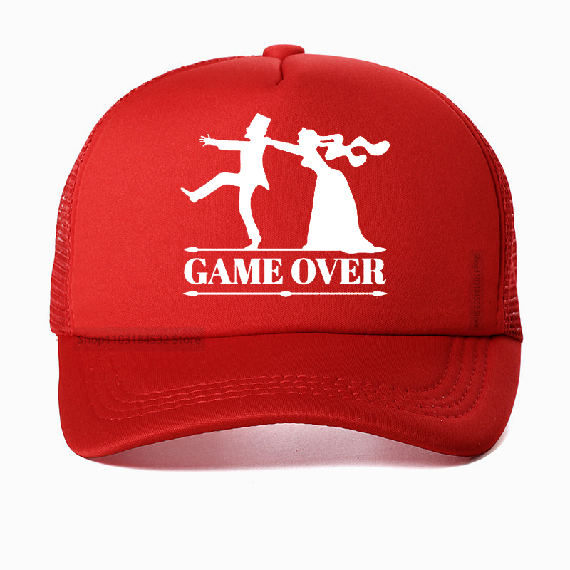 Game Over Bride Groom Bachelor - đánh giá và giá Trucker Cap Mesh