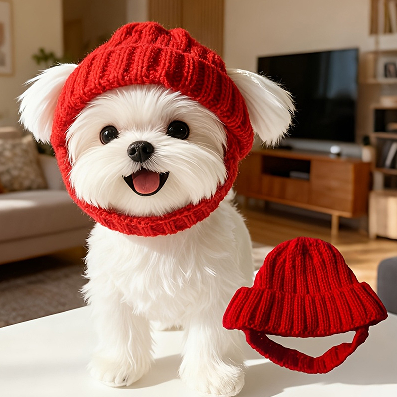 1Pc Maltese Dog Beanie Hat Sof - đánh giá và giá Winter Trapper Hat