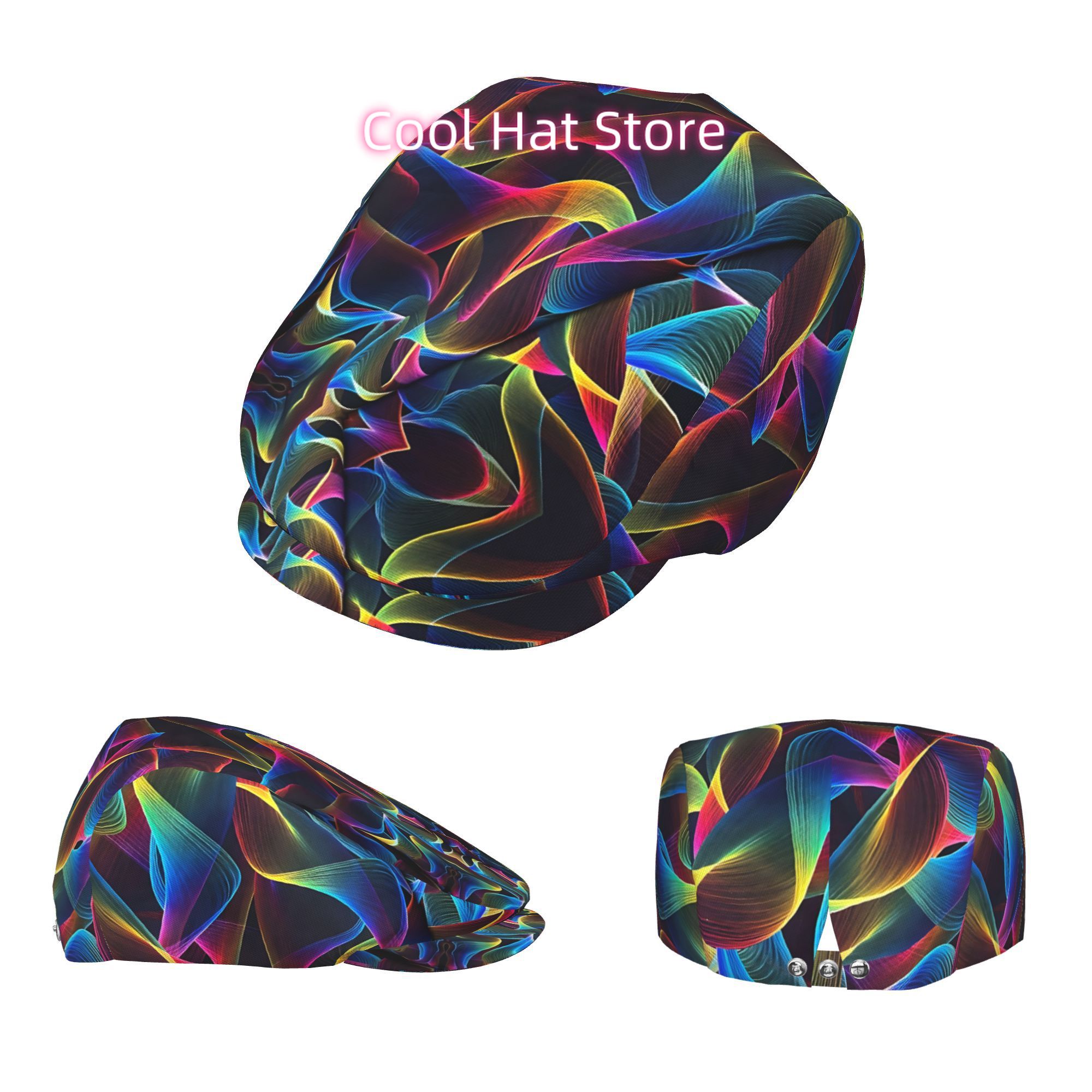 Full-width printing rainbow li - đánh giá và giá Newsboy Cap Ivy