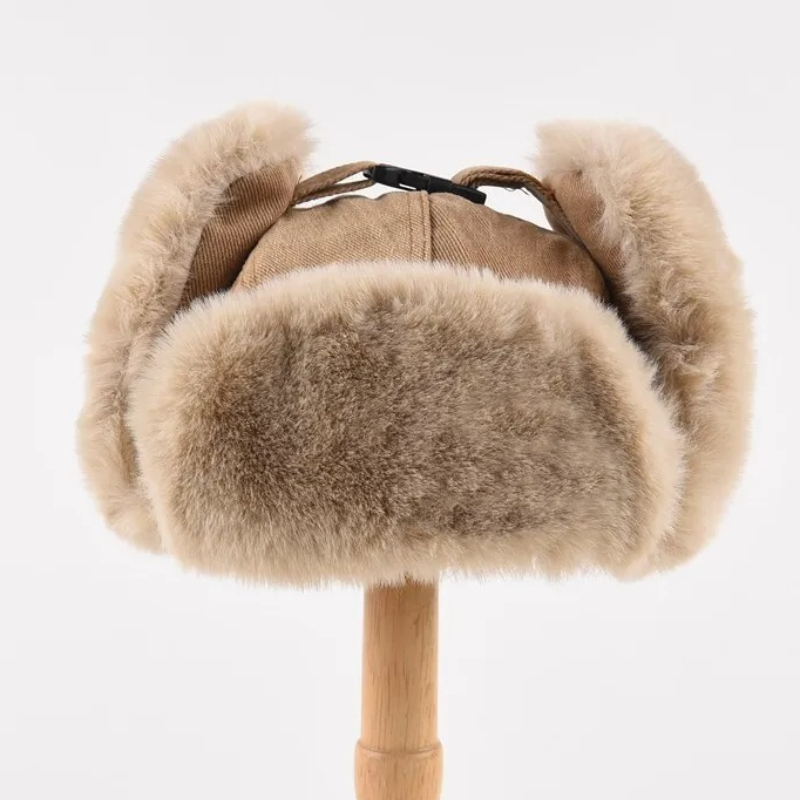 Winter Men's women's cotton ha - đánh giá và giá Winter Trapper Hat