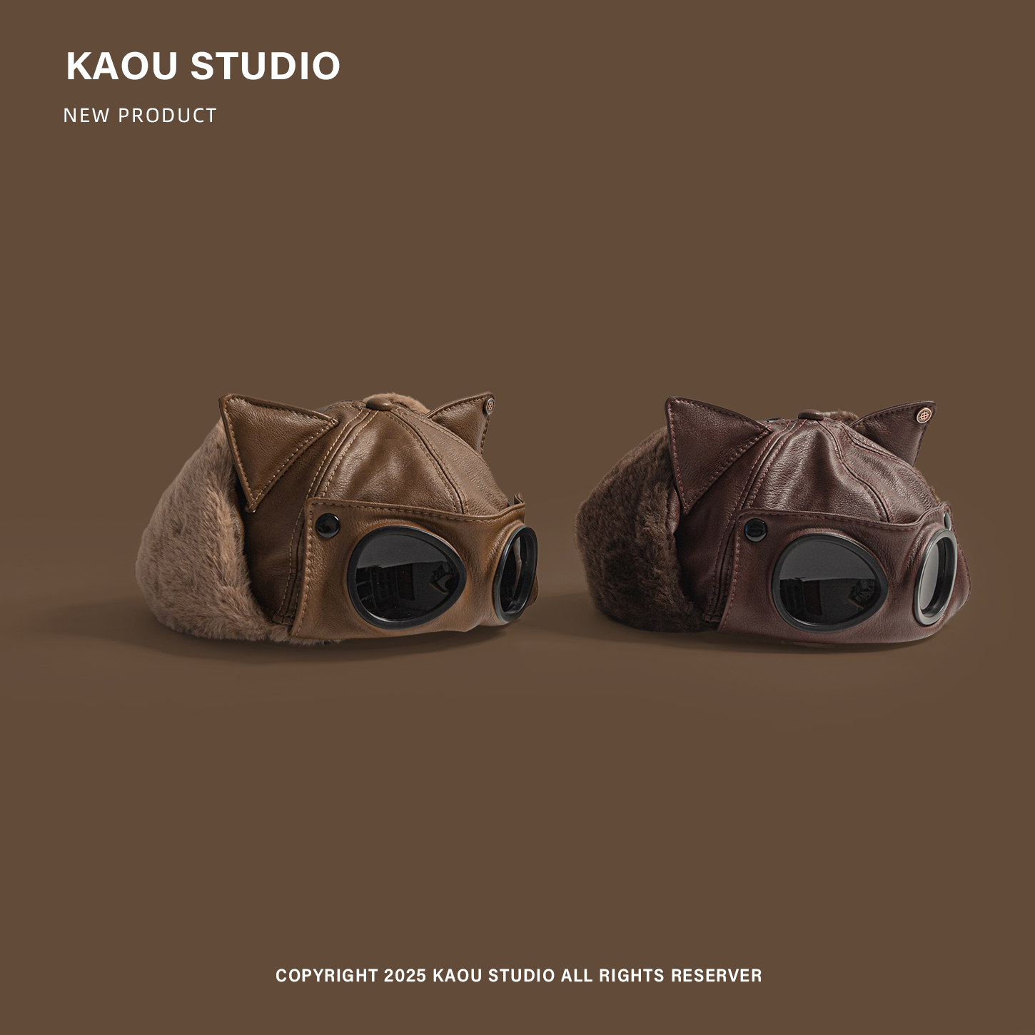PU Leather Cat Ear Sunglasses  - đánh giá và giá Winter Trapper Hat